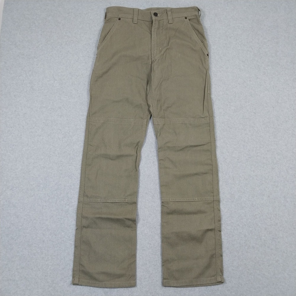 Patagonia Pants Mens 28x32 Green Iron Forge Double Knee Canvas Carpenter